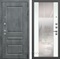 Входная дверь Соната с зеркалом №61 (Бетон темный / Ясень белый) - фото 77805