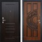 Входная металлическая дверь Лекс Бристоль №27 (Венге / Голден патина черная)