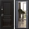 Входная металлическая дверь Армада Премиум Н с зеркалом 2XL (Венге / Графит софт)