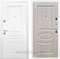 Входная металлическая дверь Армада Премиум Н ФЛ-181 (Белый / Беленый дуб)