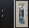 Входная дверь Армада Престиж с зеркалом ФЛЗ-120 (Чёрный муар / Беленый дуб) - фото 89847
