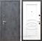 Входная дверь Армада Лофт ФЛ-181 (Бетон тёмный / Белый матовый) - фото 96843